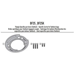 BF25 GIVI FLANGIA PER BORSA XS320 SERBATOIO TANKLOCK HONDA CRF