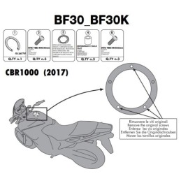 BF30 GIVI FLANGIA PER BORSA SERBATOIO TANKLOCK HONDA