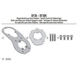 BF38 GIVI FLANGIA METALLICA PER BORSA SERBATOIO TANKLOCK HONDA CB 1000 R