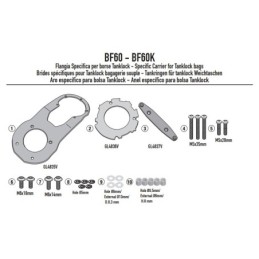 BF60 GIVI FLANGIA PER BORSA SERBATOIO TANKLOCK YAMAHA MT-07 2021