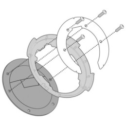 BF66 GIVI FLANGIA PER BORSA SERBATOIO TANKLOCK SPECIFICA CFMOTO MULTITERRAIN 650 MT 21