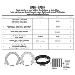 BF90 GIVI FLANGIA PER BORSA SERBATOIO TANKLOCK YAMAHA MT-09 2024