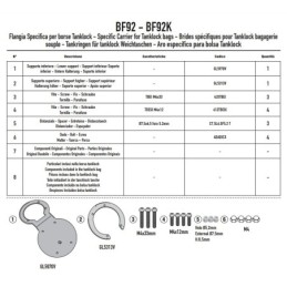 BF92 GIVI FLANGIA PER BORSA SERBATOIO TANKLOCK ROYAL ENFIELDELD HIMALAYAN 450 2024