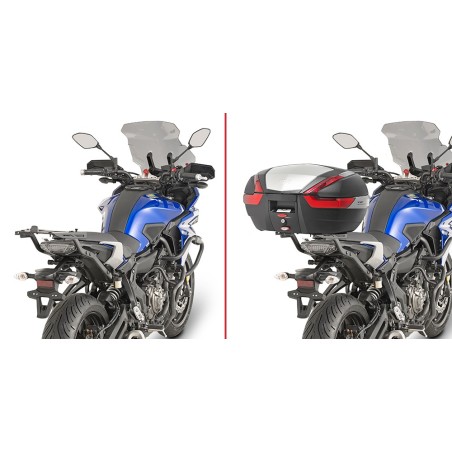 2130FZ GIVI - PORTAPACCHI ATTACCO POSTERIORE SPECIFICO MONORACK PER YAMAHA MT-07 '16 TRACER 700