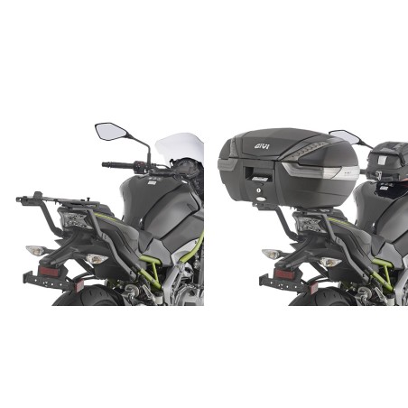 4118FZ GIVI - PORTAPACCHI ATTACCO POSTERIORE SPECIFICO PER KAWASAKI Z900 '17