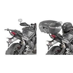 6412FZ GIVI - PORTAPACCHI ATTACCO POSTERIORE SPECIFICO MONORACK PER TRIUMPH STREET TRIPLE 765