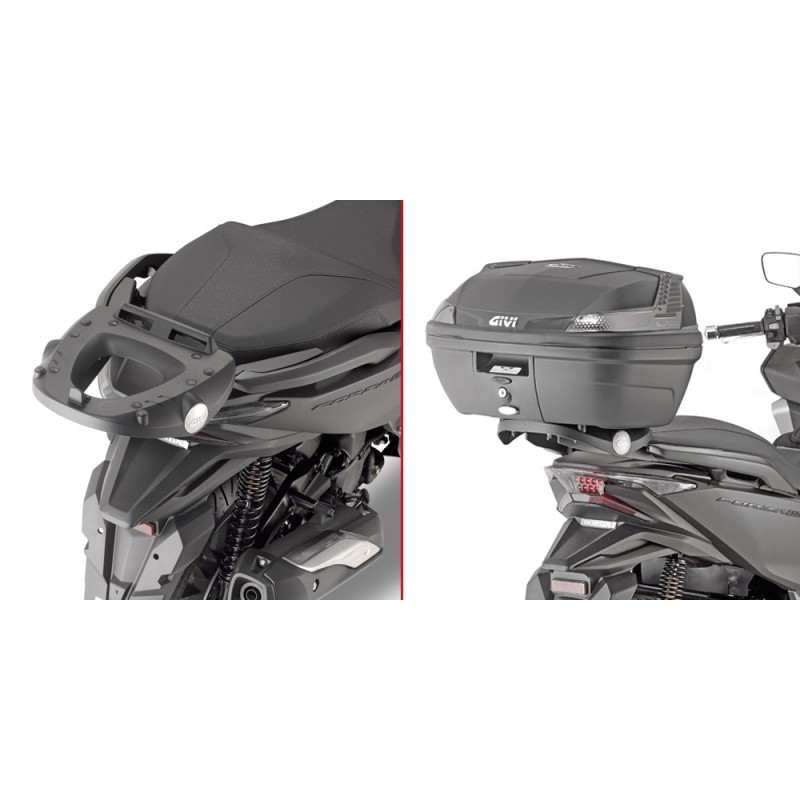 SR1166 GIVI - PORTAPACCHI PER BAULETTO POSTERIORE PER HONDA FORZA 300 2018 FORZA