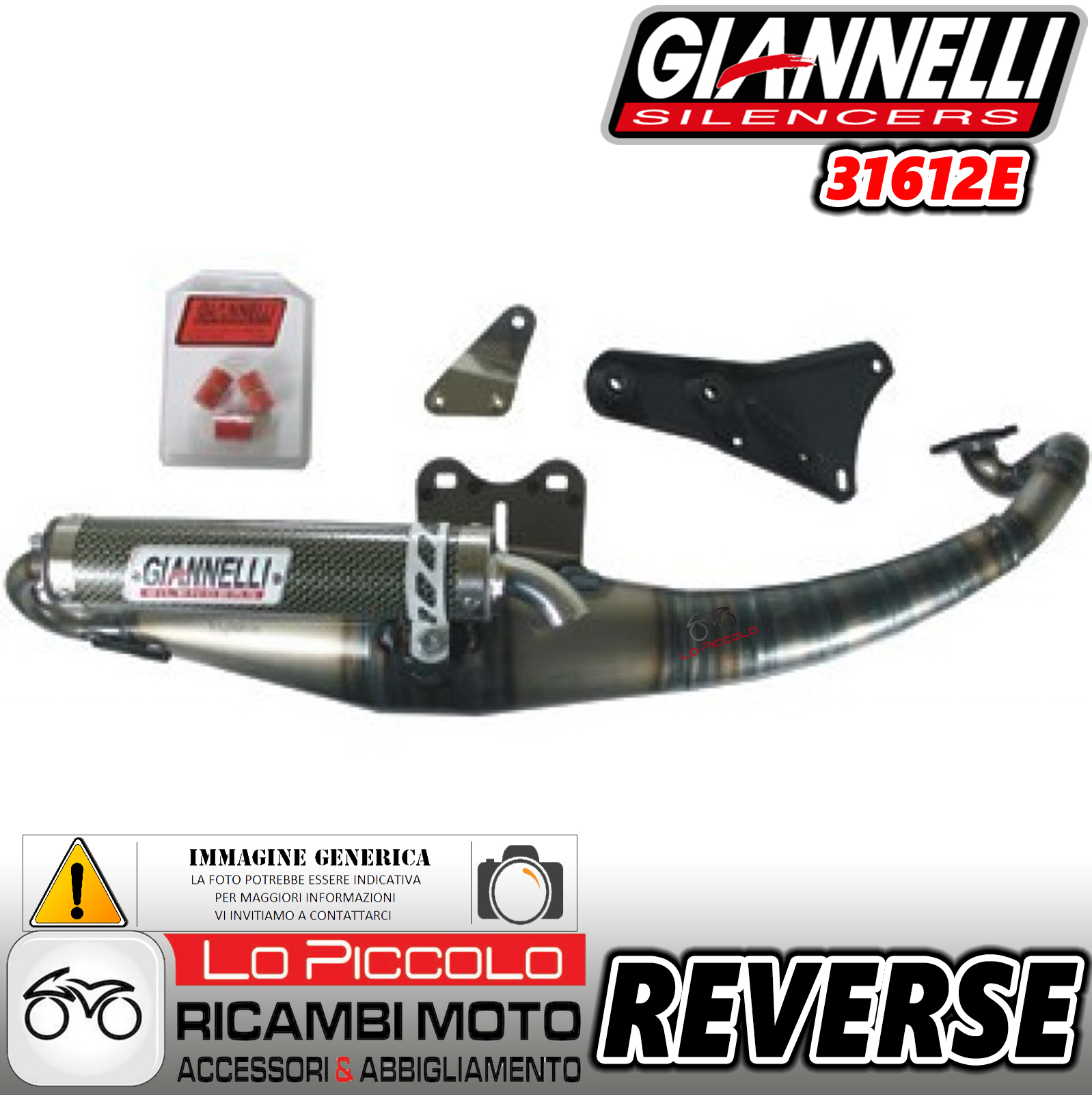 Marmitta Giannelli reverse per bw's 50 Yamaha in 23826 Mandello del Lario  für 59,00 € zum Verkauf