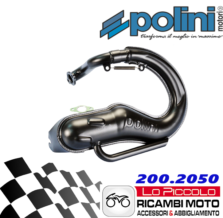 MARMITTA POLINI VESPA 50 PK XL HP SILENZIATORE NERO